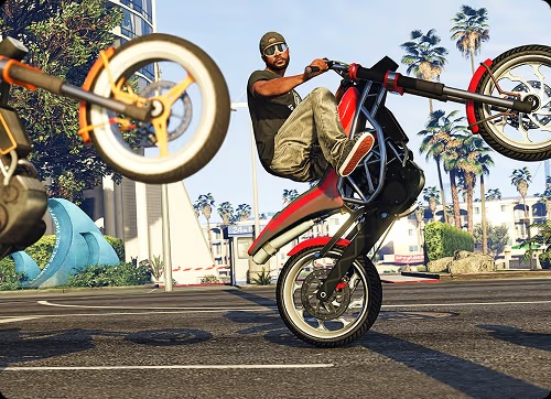 FiveM multiplayer motorcycle gameplay