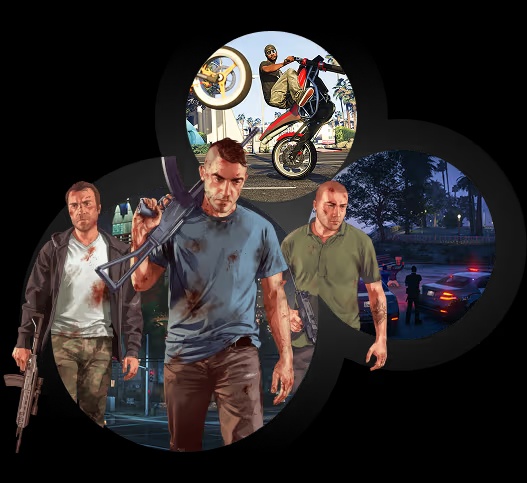 FiveM character and roleplay gameplay collage