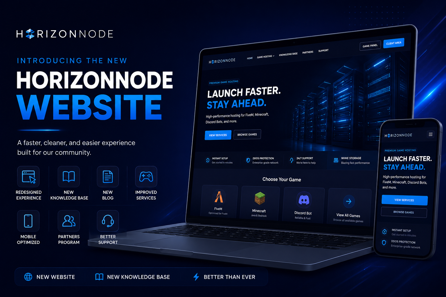 Introducing the New HorizonNode Hosting Website