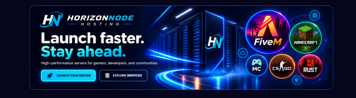HorizonNode Hosting - Launch faster. Stay ahead.